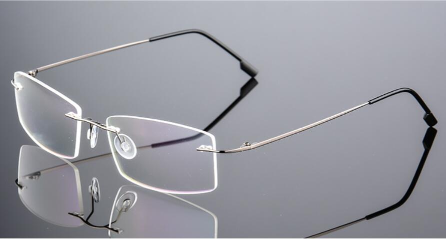 Rimless Titanium Eyeglasses