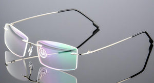 Rimless Titanium Eyeglasses