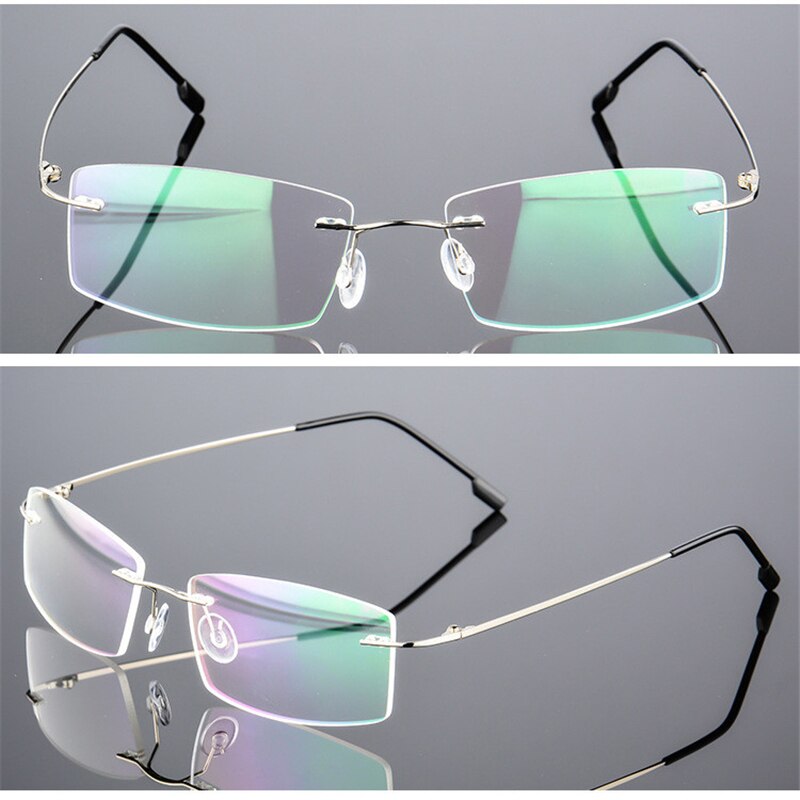 Rimless Titanium Eyeglasses