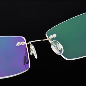 Rimless Titanium Eyeglasses