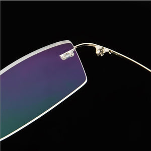 Rimless Titanium Eyeglasses