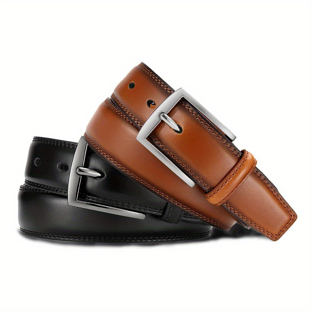 Men Pin Buckle Belt, Men's Casual Business Belt