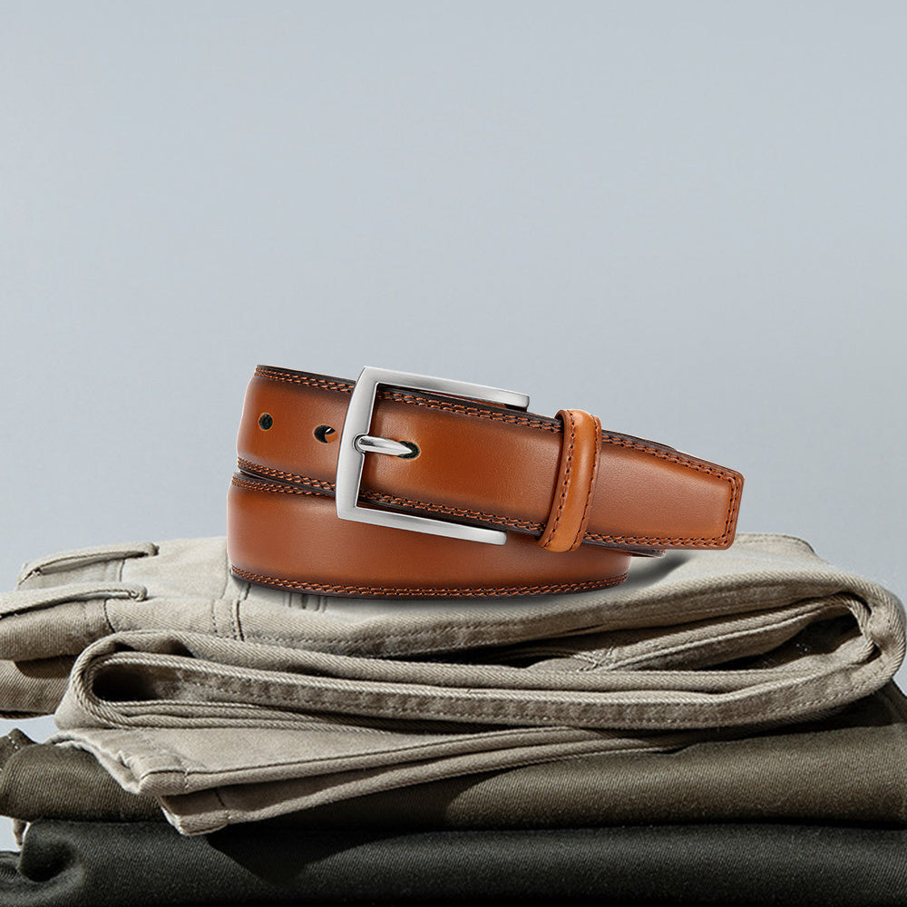 Men Pin Buckle Belt, Men's Casual Business Belt