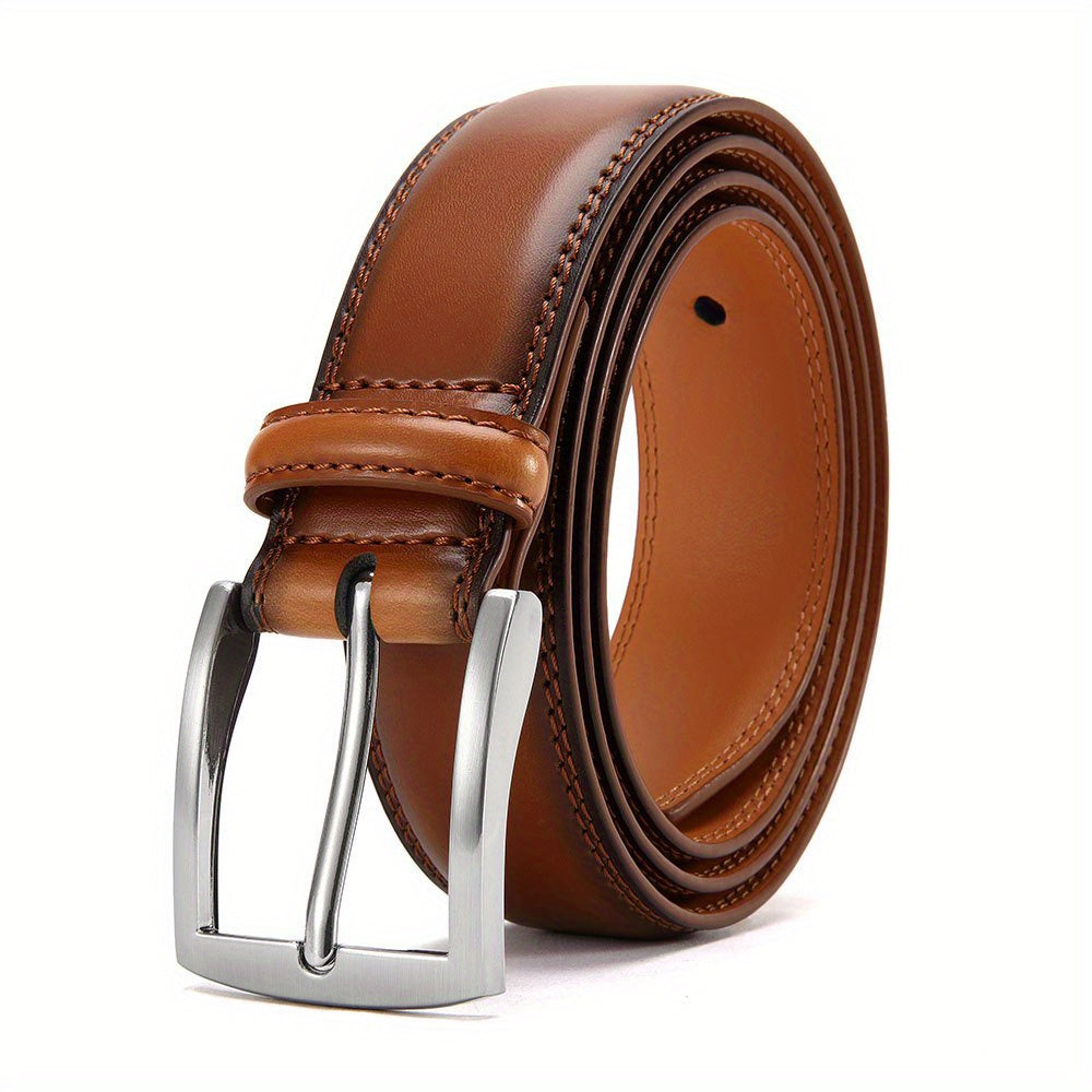 Men Pin Buckle Belt, Men's Casual Business Belt