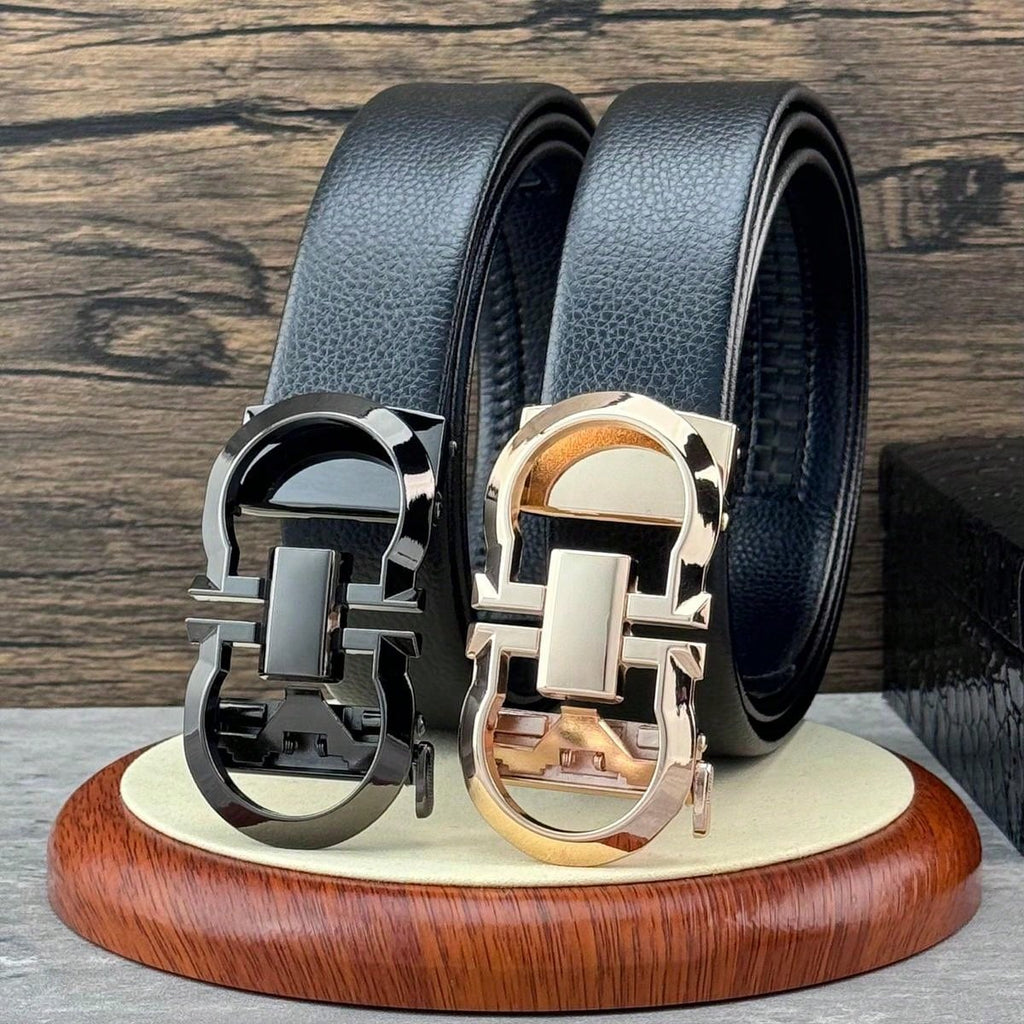 Men's Belt Adjustable Automatic Buckle