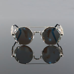 Men's Steampunk Metal Round Frame Fashion Glasses