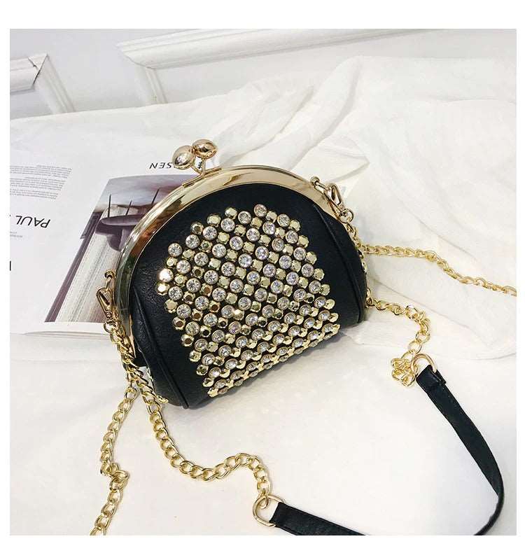 Buy Designer Diamond Shell Cross Body Bag For Girls-Jackmarc.com
