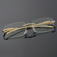 Load image into Gallery viewer, Stylish Rimless Square Blue Light Blocking Glasses
