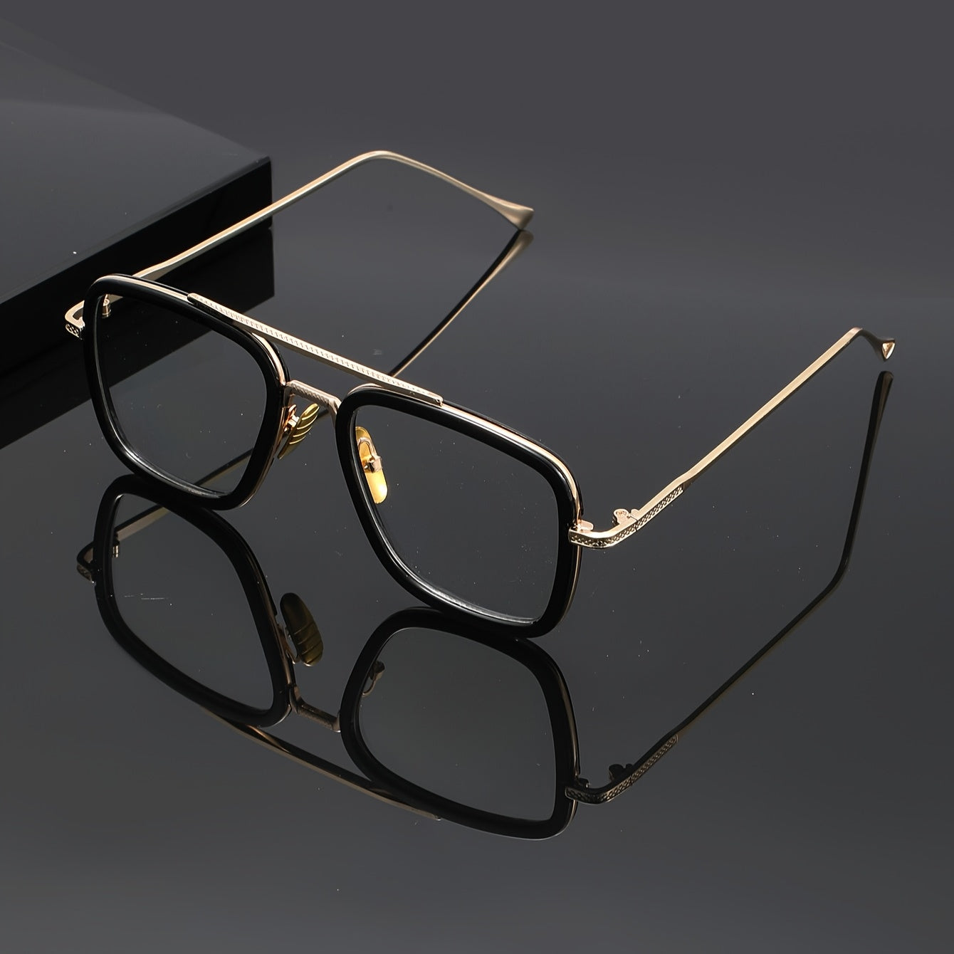 Double Bridge Retro Fashion Glasses