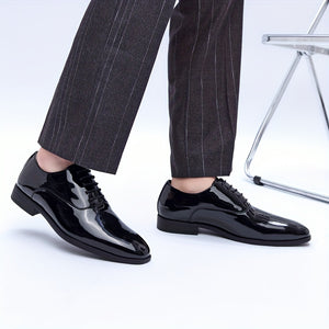 Men's Solid Color Oxford Dress Shoes