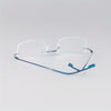 Stylish Stainless Steel Antiblue Rimless Eyeglass Frame Lightweight