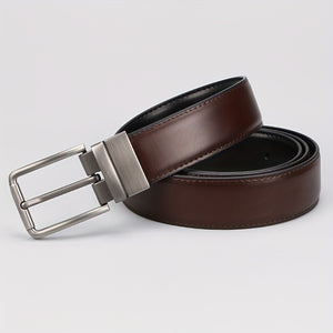 Men's Genuine Leather Reversible Belt