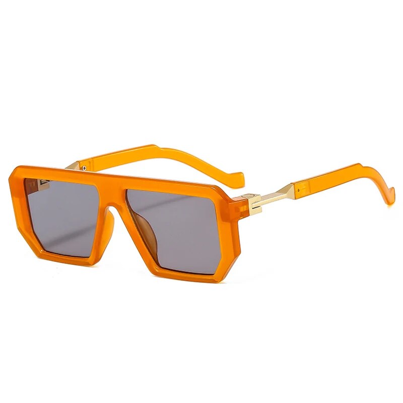 Vintage Rectangle Sunglasses - Trendy Unisex Eyewear for Men and Women