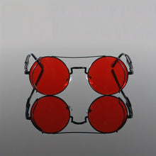 Load image into Gallery viewer, Bold cyberpunk red sunglasses
