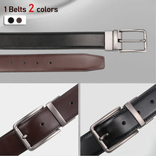 Load image into Gallery viewer, Men&#39;s Genuine Leather Reversible Belt
