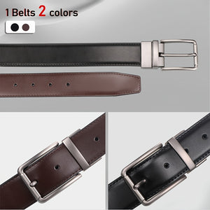 Men's Genuine Leather Reversible Belt