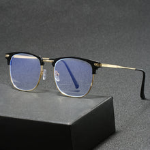 Load image into Gallery viewer, Square Semi-Metal Frame Blue Light Blocking Glasses
