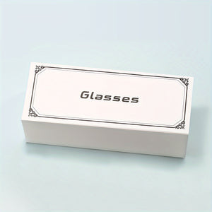 Square Semi-Metal Frame Blue Light Blocking Glasses