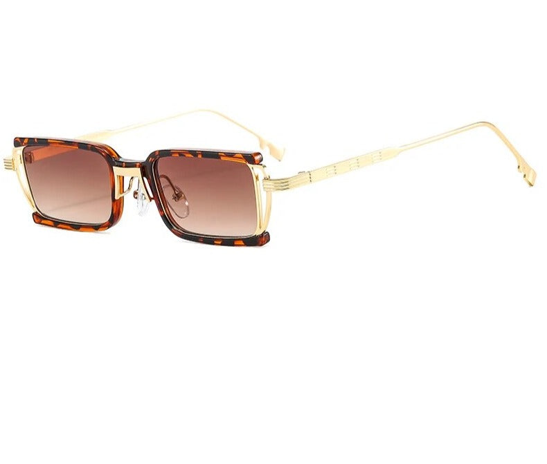 Retro Fashion Small Rectangle Sunglasses for Men and Women
