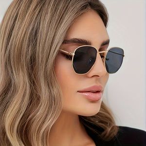 Hexagonal street-style fashion Sunglass