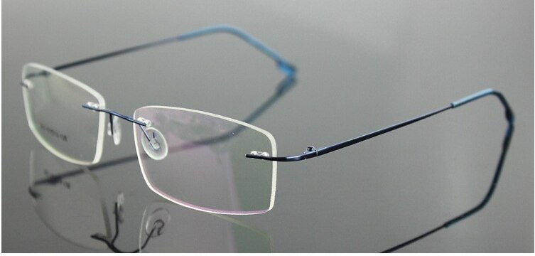 Rimless Titanium Eyeglasses