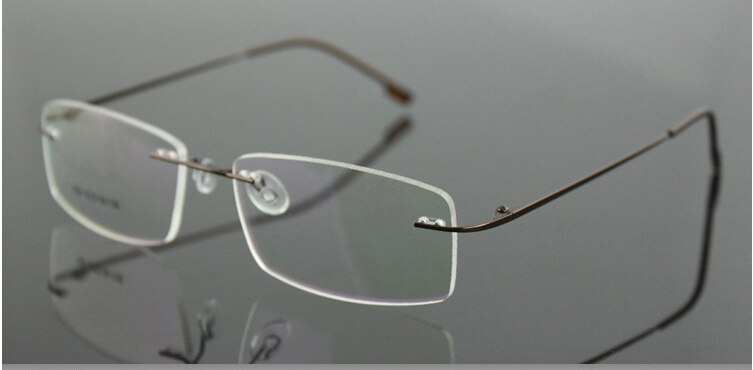 Rimless Titanium Eyeglasses