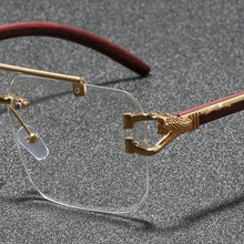 Load image into Gallery viewer, Men&#39;s Fashion Rimless Square Glasses
