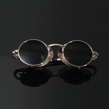 Load image into Gallery viewer, Vintage steampunk Flip Sunglasses
