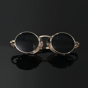 Vintage steampunk Flip Sunglasses