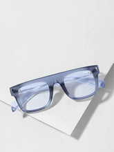 Load image into Gallery viewer, The Martin Clear Square Eyeglass
