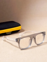 Load image into Gallery viewer, The Martin Clear Square Eyeglass
