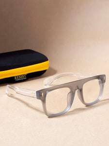 The Martin Clear Square Eyeglass