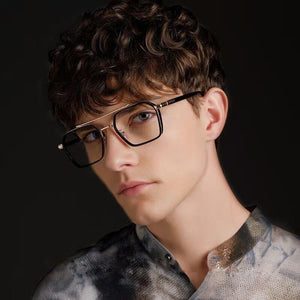 Anti-Blue Light Square Optical Eyeglasses Frames - JACKMARC.COM