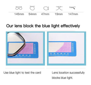 Anti-Blue Light Square Optical Eyeglasses Frames - JACKMARC.COM