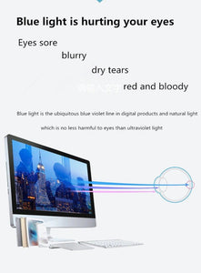 Anti-blue Light Square Glasses - JACKMARC.COM