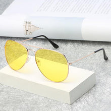 Load image into Gallery viewer, Aviator Yellow Candy Sunglasses - JACKMARC.COM
