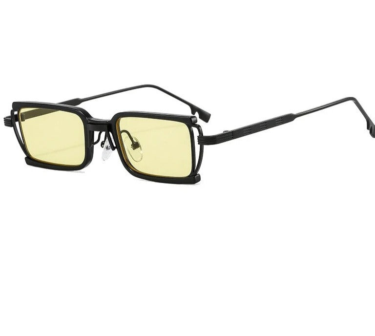 Retro Fashion Small Rectangle Sunglasses for Men and Women