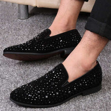 Load image into Gallery viewer, Black Spikes Party Flats - JACKMARC.COM
