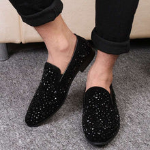 Load image into Gallery viewer, Black Spikes Party Flats - JACKMARC.COM
