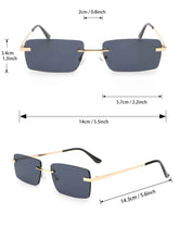 Load image into Gallery viewer, Bondex Rimless Sunglasses - JACKMARC.COM
