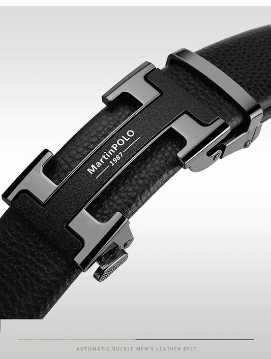 Buy Designer H Buckle Leather Belt For Men-Jackmarc.com - JACKMARC.COM