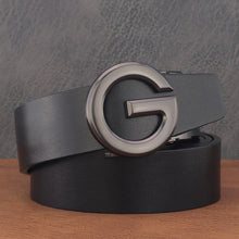 Load image into Gallery viewer, Buy G Buckle Luxury Designer Genuine Leather Belt For Men-Jackmarc - JACKMARC.COM
