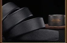 Load image into Gallery viewer, Buy Jack Marc Auto Buckle Leather Belt For Men - JACKMARC.COM
