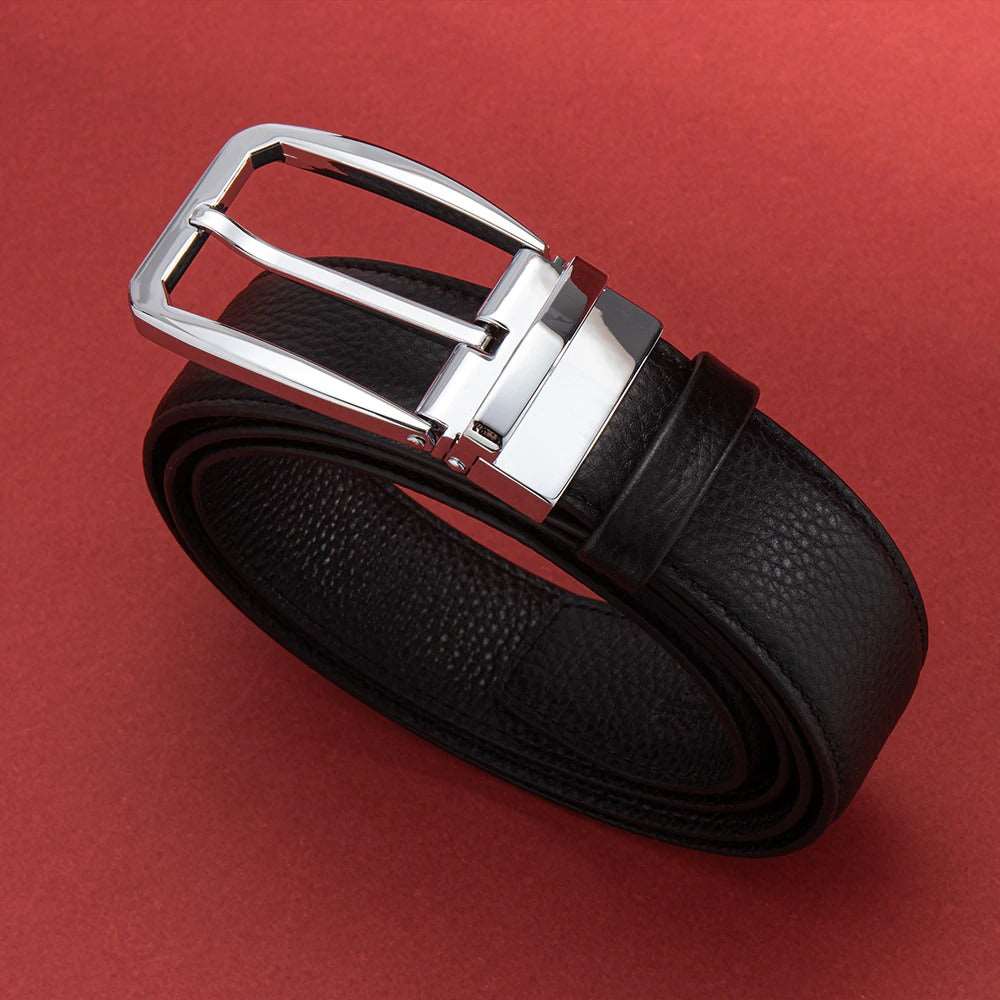 Buy Jack Marc Designer Metal Pin Buckle Belt For Men - JACKMARC.COM