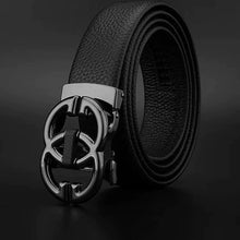 Load image into Gallery viewer, Buy Jackmarc GG Alloy Buckle Leather Belt For Men - JACKMARC.COM
