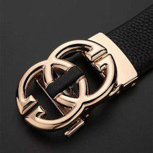 Load image into Gallery viewer, Buy Jackmarc GG Alloy Buckle Leather Belt For Men - JACKMARC.COM
