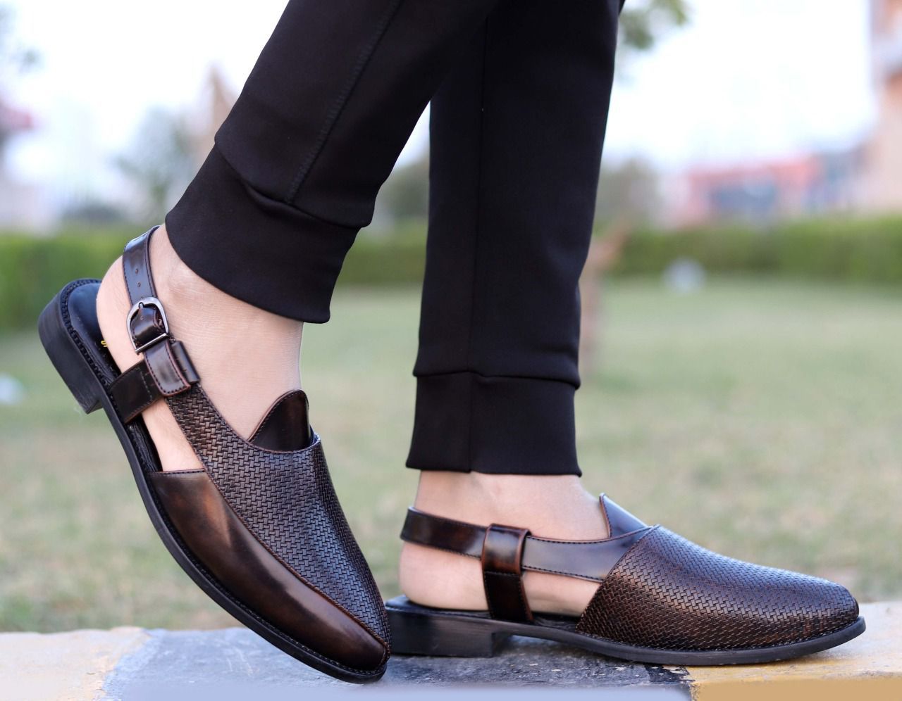Buy New Arrival Ethenic Woven Peshawari Sandal for Men-Jackmarc - JACKMARC.COM