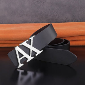 Buy New Arrival Jack Marc X Buckle Leather Belt For Men - JACKMARC.COM