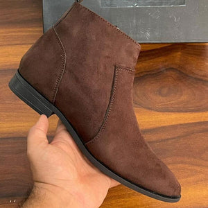 Buy Now Fashion Suede Chelsea Boots Casual wear Party Wear For Men- JackMarc - JACKMARC.COM