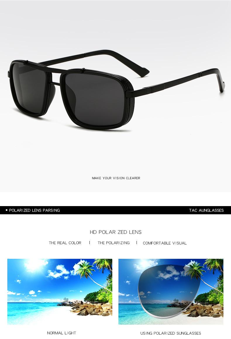 Buy Now Rectangular Polarized Sunglasses UV400 Protection - JACKMARC.COM